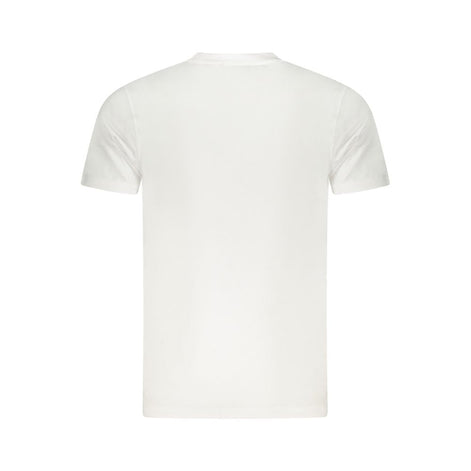 Cavalli Class Bianco Cotton Men T-Shirt Cavalli Class