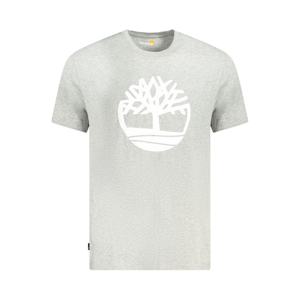 Timberland Grigio Cotton Men T-Shirt Timberland