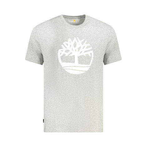 Timberland Grigio Cotton Men T-Shirt Timberland