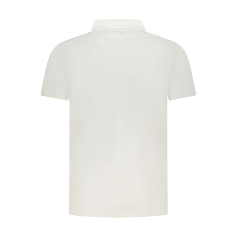 Cavalli Class Bianco Cotton Men Polo Cavalli Class