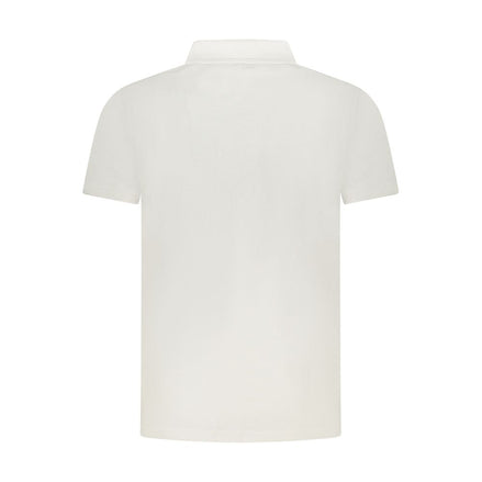 Cavalli Class Bianco Cotton Men Polo Cavalli Class