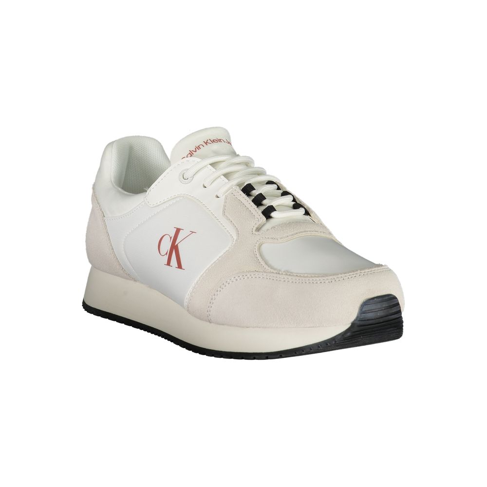 Calvin Klein White Leather Men Sneaker Calvin Klein