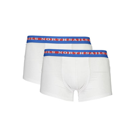 North Sails White Cotton Men Boxer North Sails