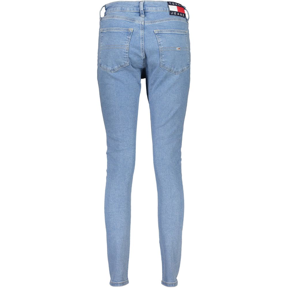 Tommy Hilfiger Blue Cotton Women Skinny Jean Tommy Hilfiger
