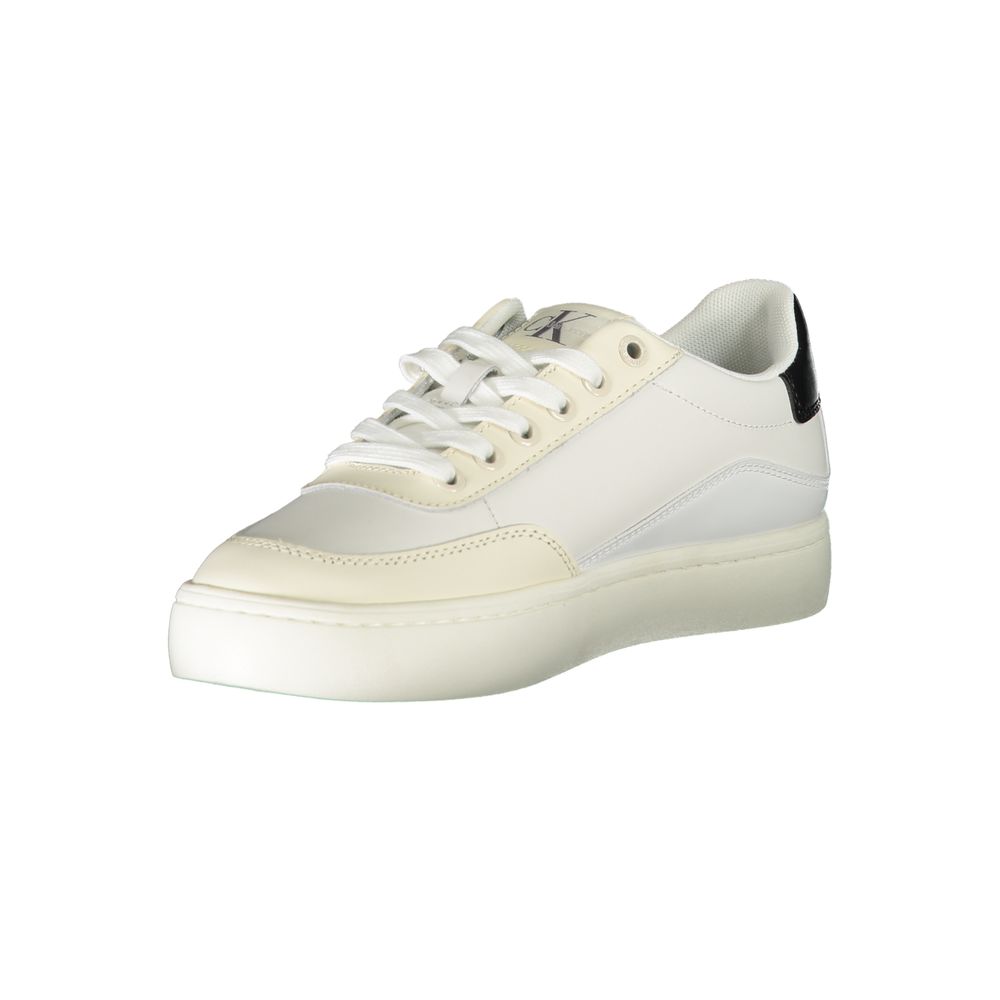 Calvin Klein White Polyurethane Women Sneaker Calvin Klein