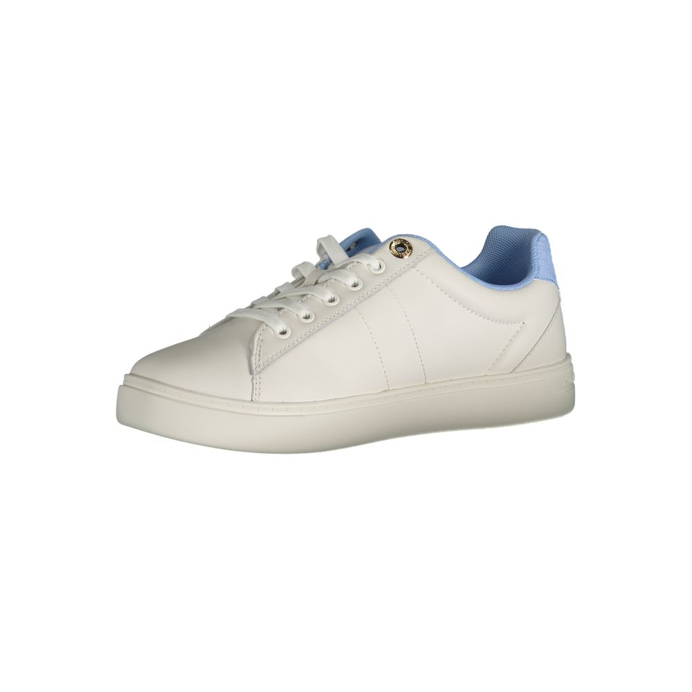 Tommy Hilfiger Light Blue Leather Women Sneaker Tommy Hilfiger