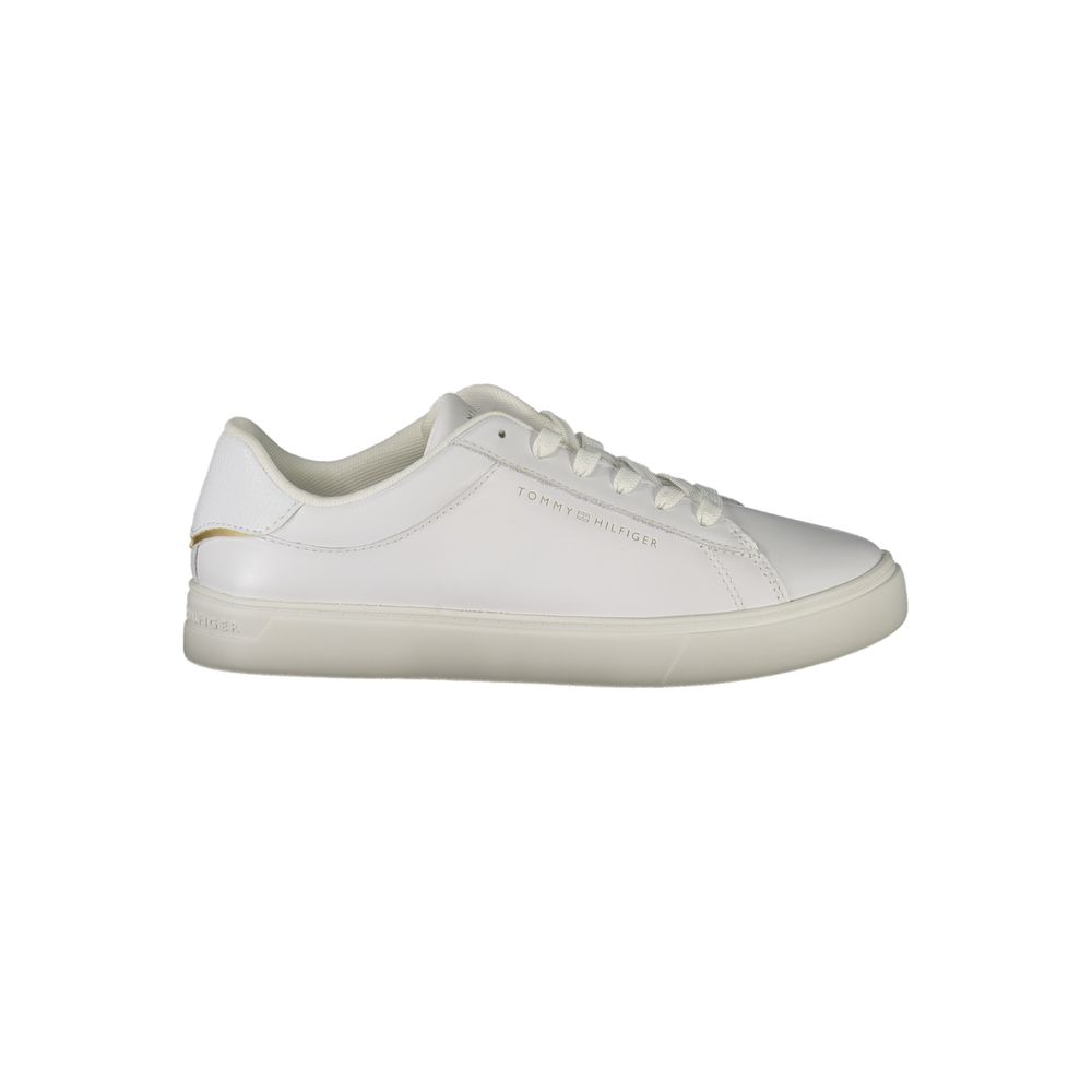 Tommy Hilfiger White Polyethylene Women Sneaker Tommy Hilfiger