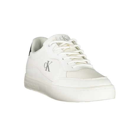 Calvin Klein White Polyester Men Sneaker Calvin Klein