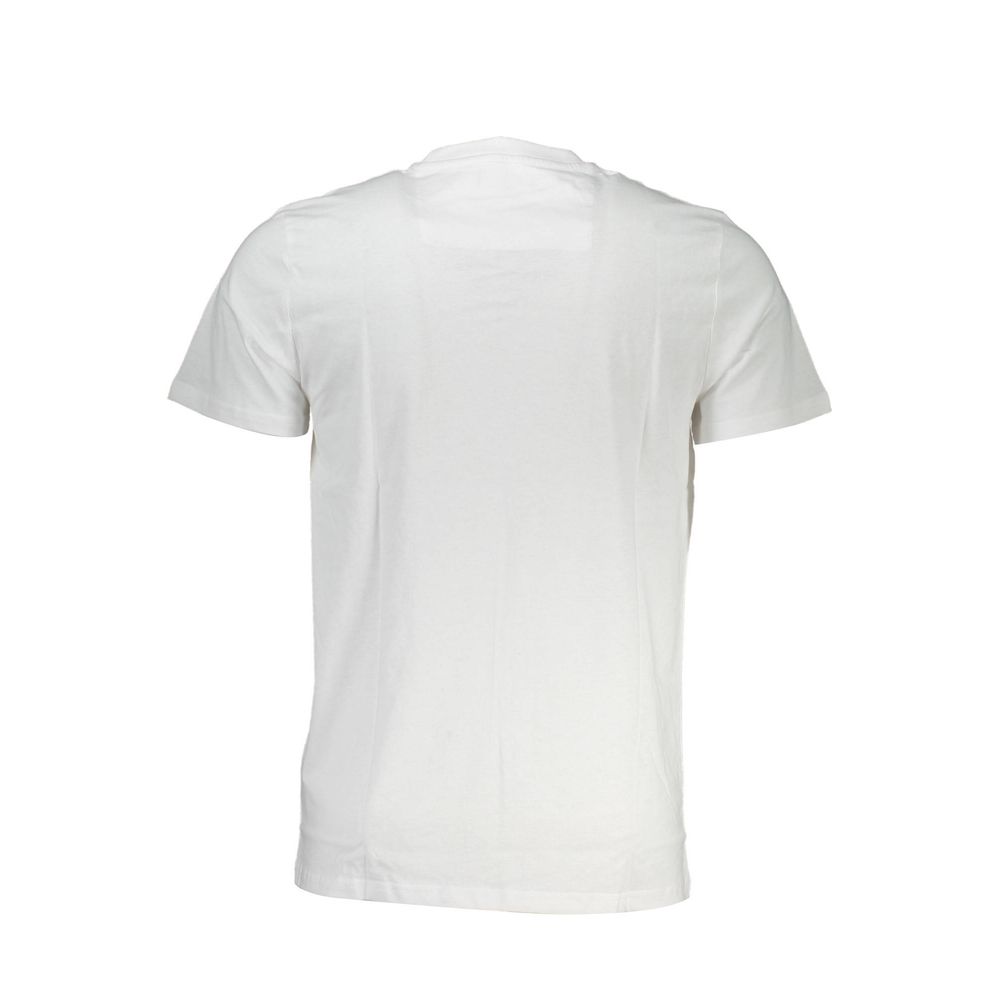 T-shirt homme Cavalli Class Bianco en coton