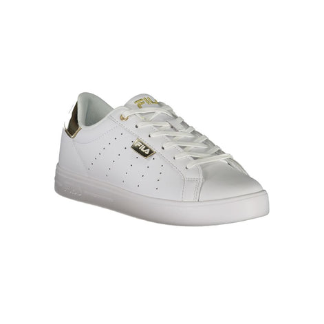 Fila White Polyester Athletic Sneakers Fila