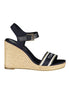 Tommy Hilfiger Blue Polyester Sandal Tommy Hilfiger