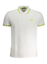 Cavalli Class White Cotton Men Polo Shirt Cavalli Class