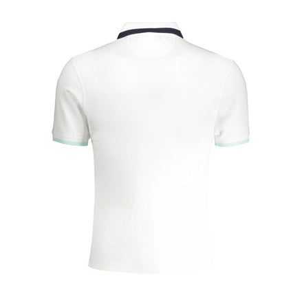 La Martina White Cotton Men's Polo Shirt La Martina