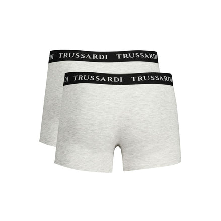 Trussardi Brown Cotton Men Boxer Underwear Trussardi