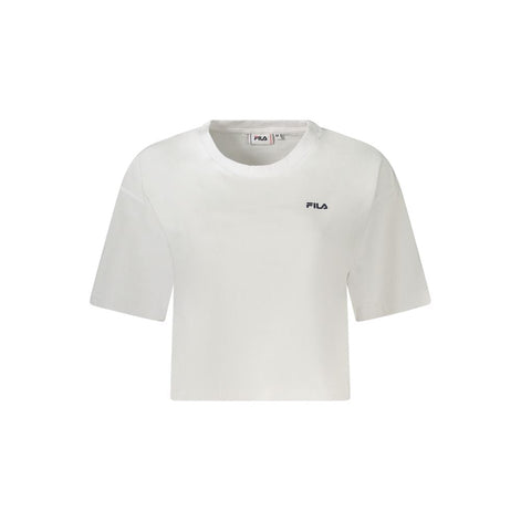 Fila White Cotton Women T-Shirt Fila
