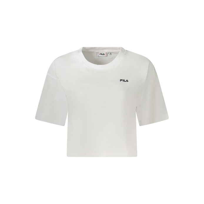 Fila White Cotton Women T-Shirt Fila