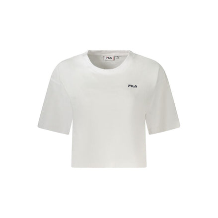Fila White Cotton Women T-Shirt Fila