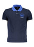 La Martina Blue Cotton Mens Polo Shirt La Martina