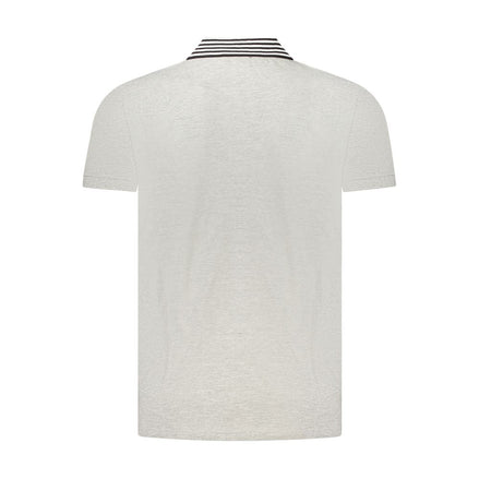 Cavalli Class Grigio Cotton Men Polo Cavalli Class