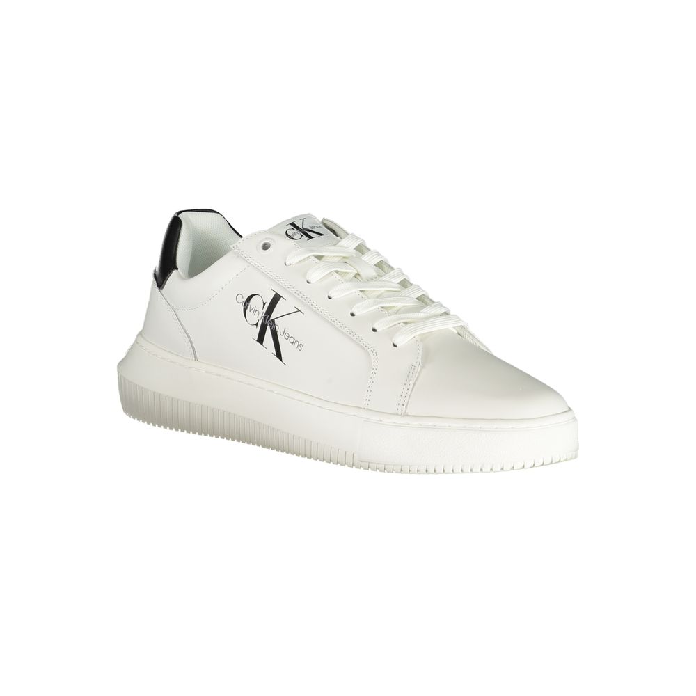 Calvin Klein White Polyester Athletic Sneakers Calvin Klein