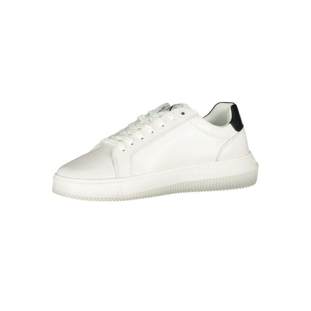 Calvin Klein White Polyester Athletic Sneakers Calvin Klein