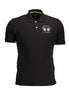 La Martina Black Cotton Men Polo Shirt La Martina
