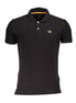 La Martina Black Cotton Men's Polo Shirt La Martina
