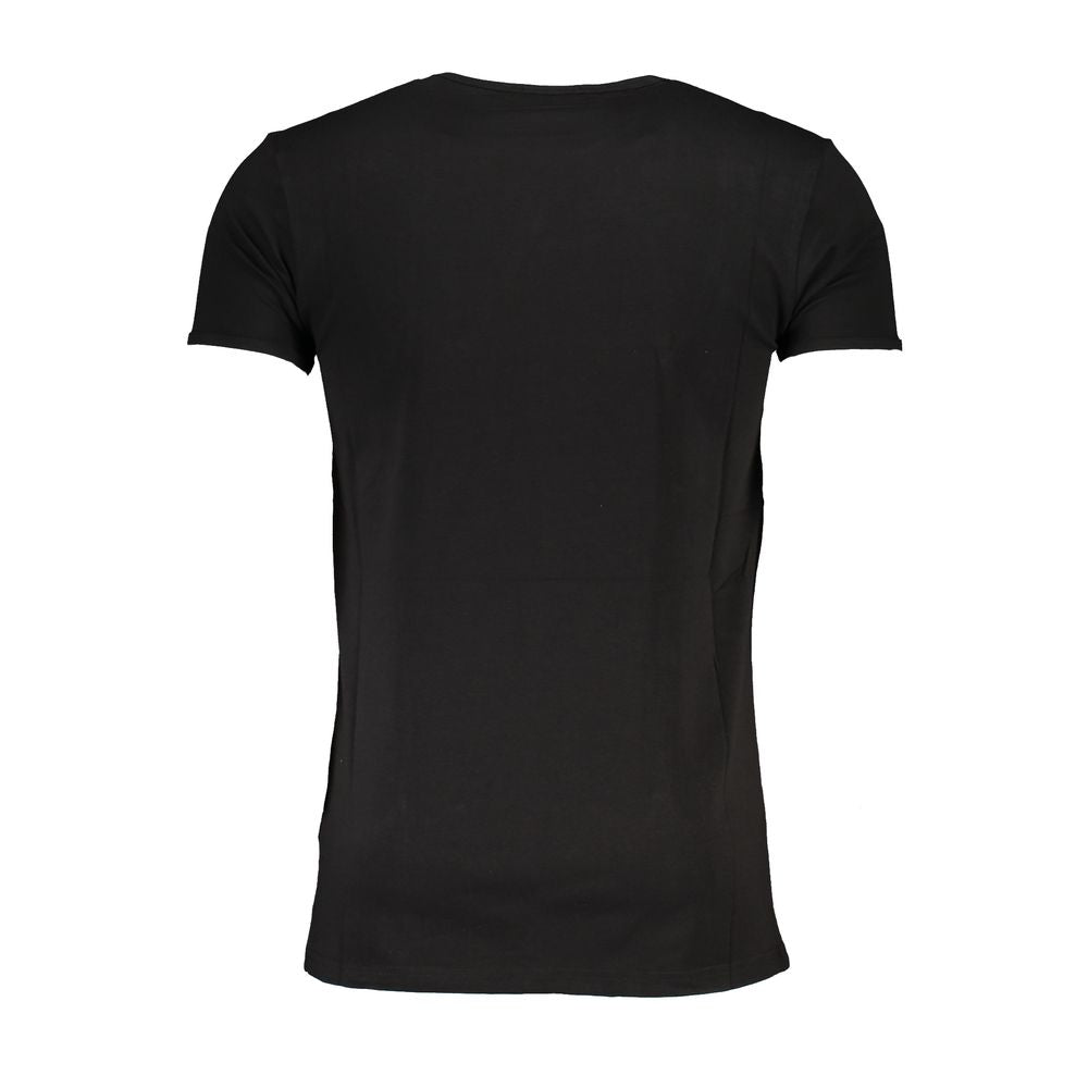 Cavalli Class Black Cotton Men's T-Shirt Cavalli Class