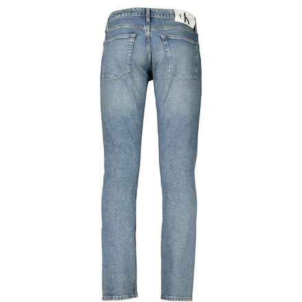 Calvin Klein Blue Cotton Slim Fit Jeans Calvin Klein