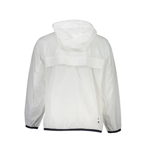 Tommy Hilfiger White Nylon Men's Waterproof Jacket Tommy Hilfiger