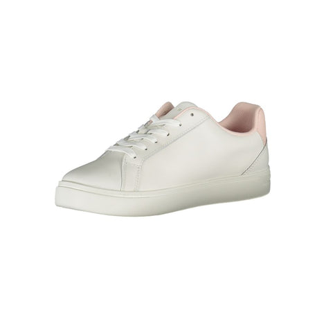 Tommy Hilfiger White Polyester Sneaker Tommy Hilfiger