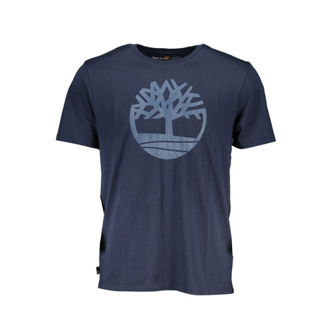 Timberland Blue Organic Cotton Men's T-Shirt Timberland
