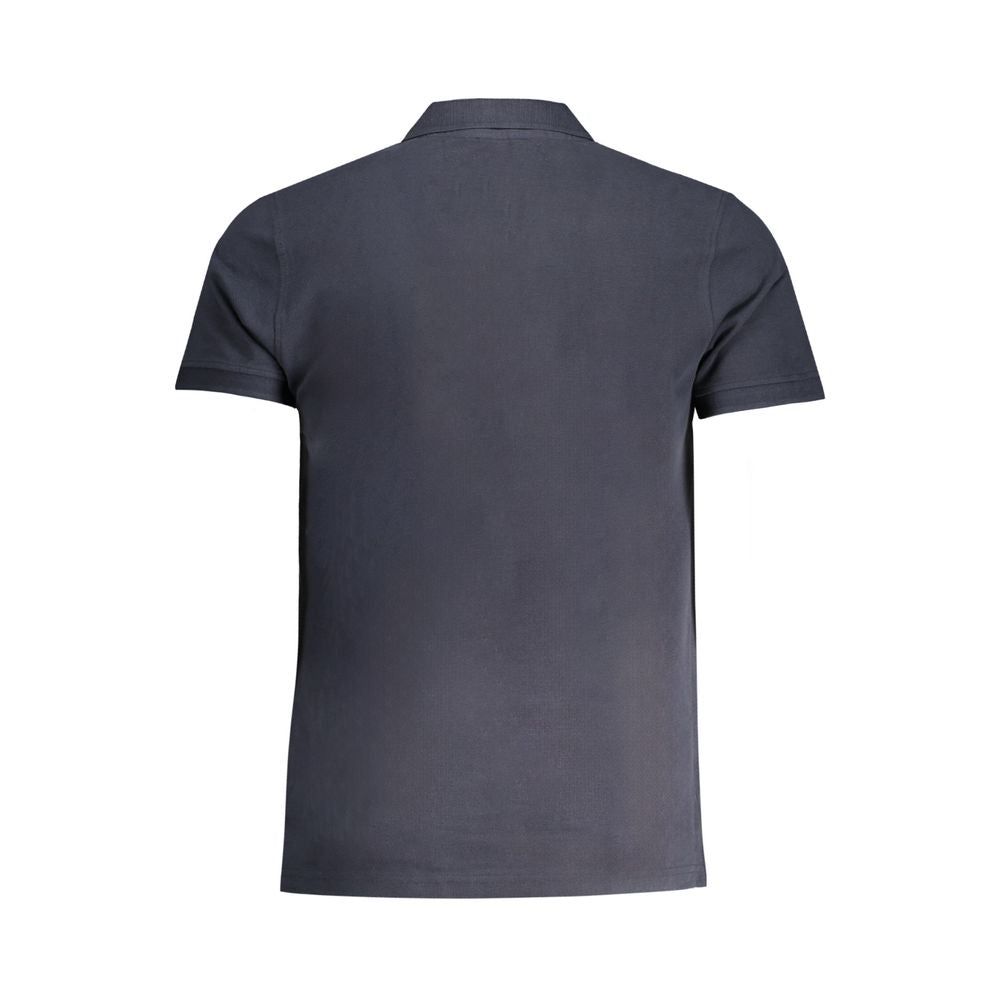 Cavalli Class Blu Cotton Men Polo Cavalli Class