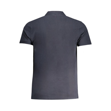 Cavalli Class Blu Cotton Men Polo Cavalli Class