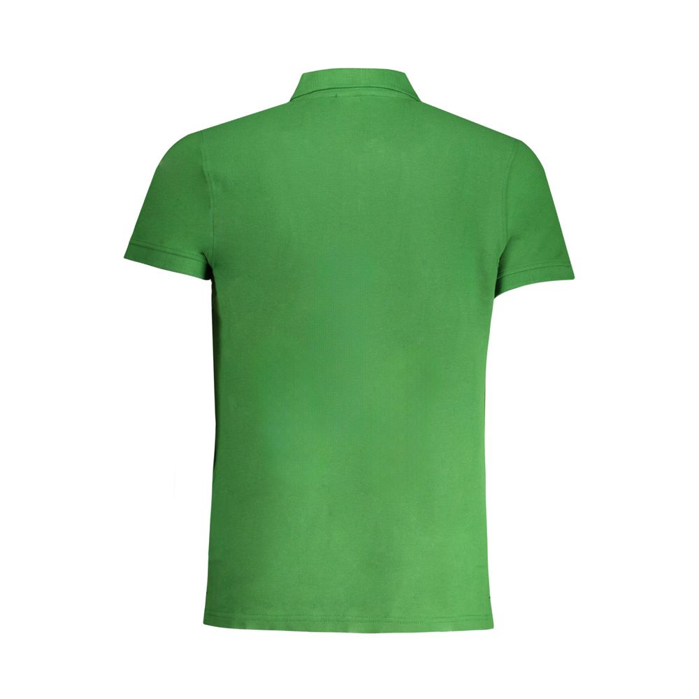 Cavalli Class Verde Cotton Men's Polo Shirt Cavalli Class