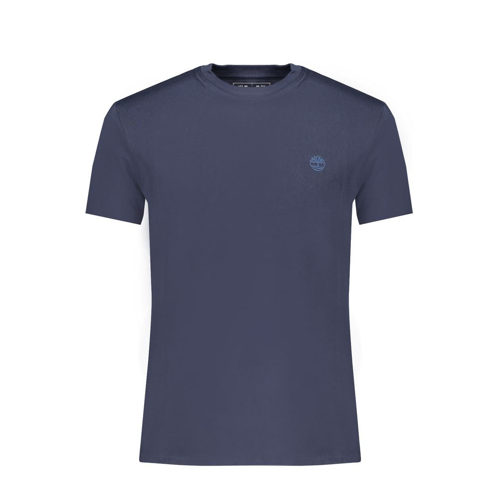 Timberland Blue Cotton Men's Slim-Fit T-Shirt Timberland