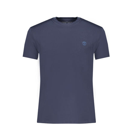 Timberland Blue Cotton Men's Slim-Fit T-Shirt Timberland