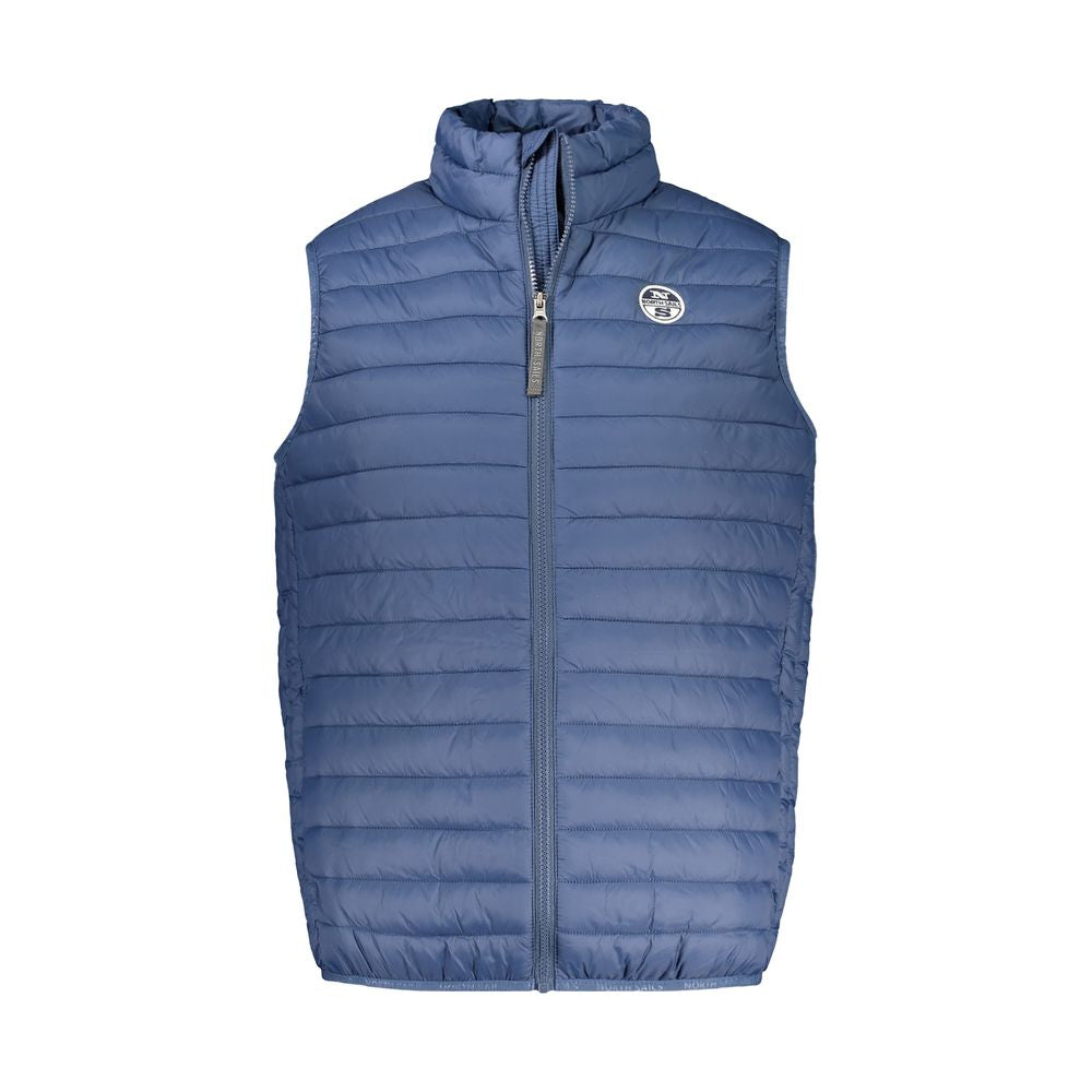 North Sails Blue Polyamide Men Jacket North Sails