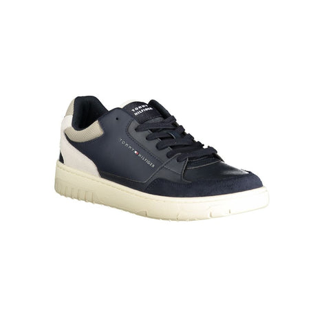 Tommy Hilfiger Blue Polyethylene Men Sneaker Tommy Hilfiger