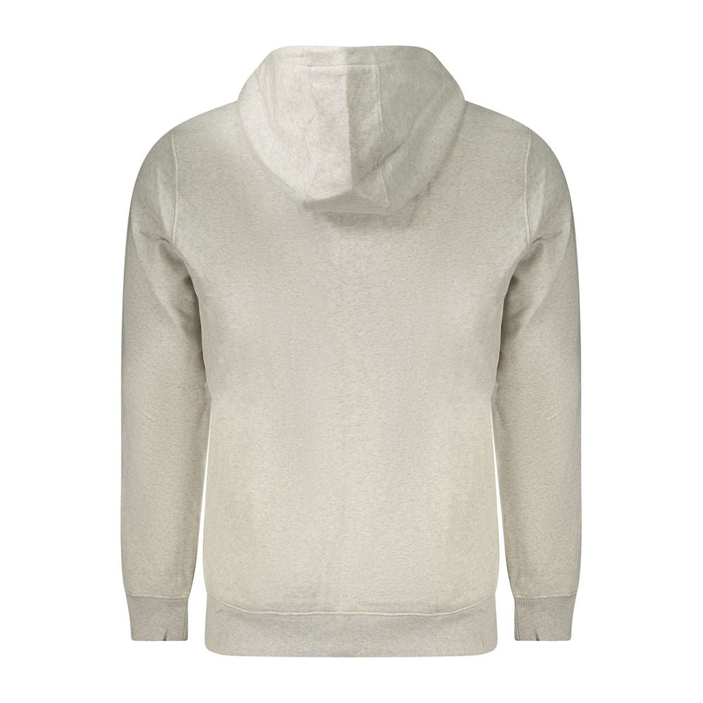 Tommy Hilfiger Grigio Cotton Men's Sweatshirt Hoodie Tommy Hilfiger