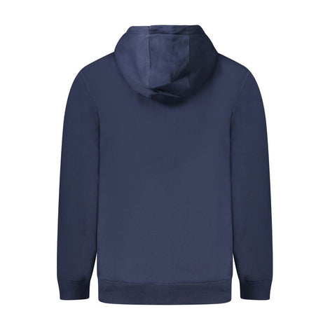 Tommy Hilfiger Blue Cotton Men's Hooded Sweatshirt Tommy Hilfiger