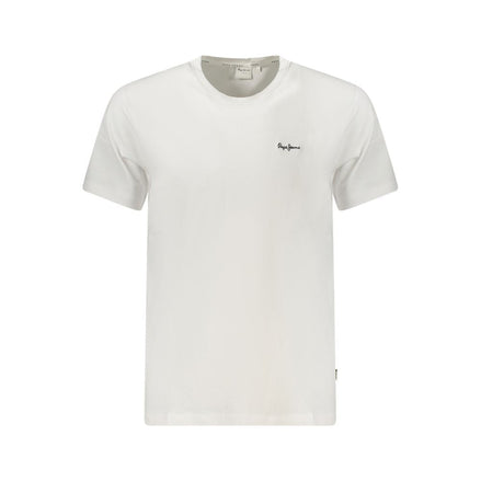 Pepe Jeans White Cotton Men's T-Shirt Pepe Jeans