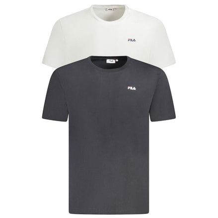 Fila White Cotton Men T-Shirt Fila