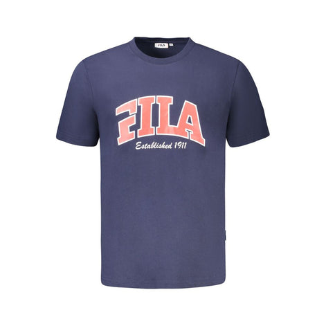 Fila Blue Cotton Men T-Shirt Fila