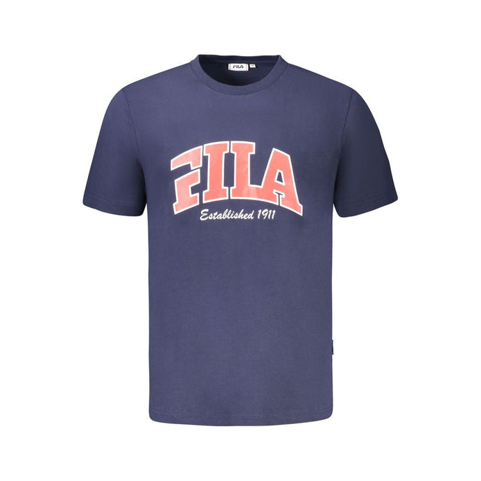 Fila Blue Cotton Men T-Shirt Fila
