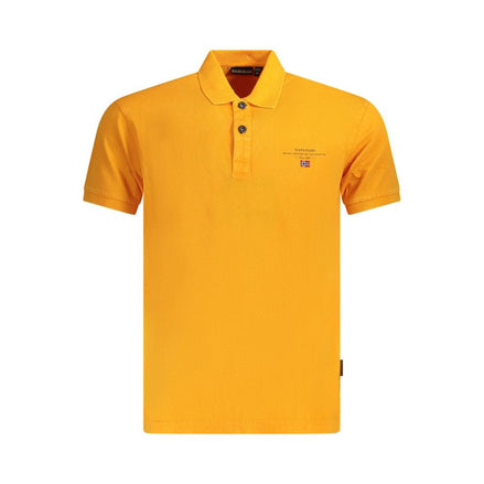 Napapijri Arancione Cotton Men's Polo Napapijri