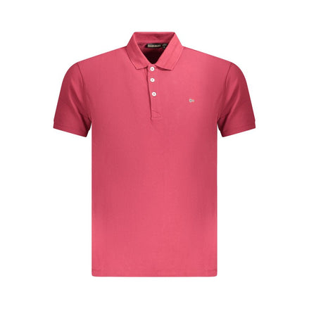 Napapijri Red Cotton Men Polo Shirt Napapijri