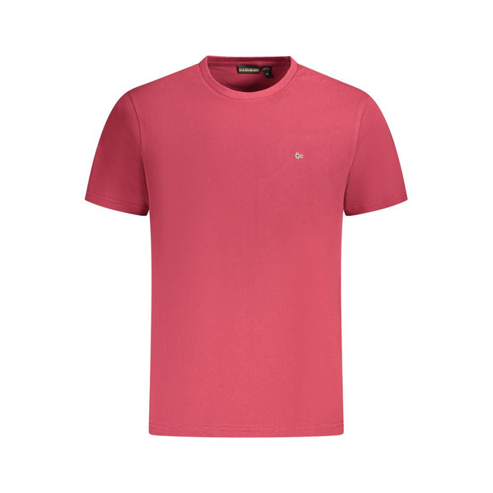 Napapijri Rosso Cotton Men's T-Shirt Napapijri