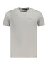 Napapijri Grigio Cotton Men T-Shirt Napapijri