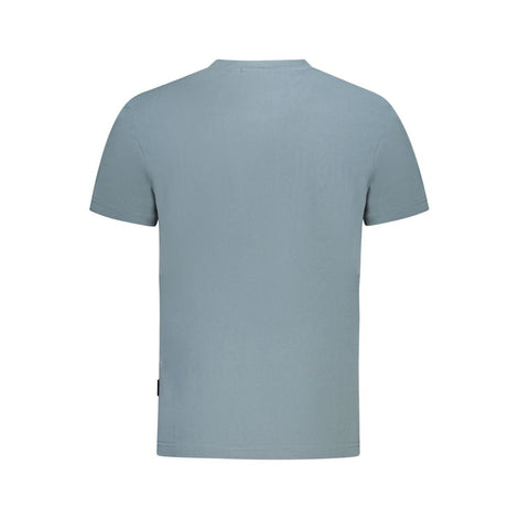 Napapijri Grigio Cotton Men T-Shirt Napapijri